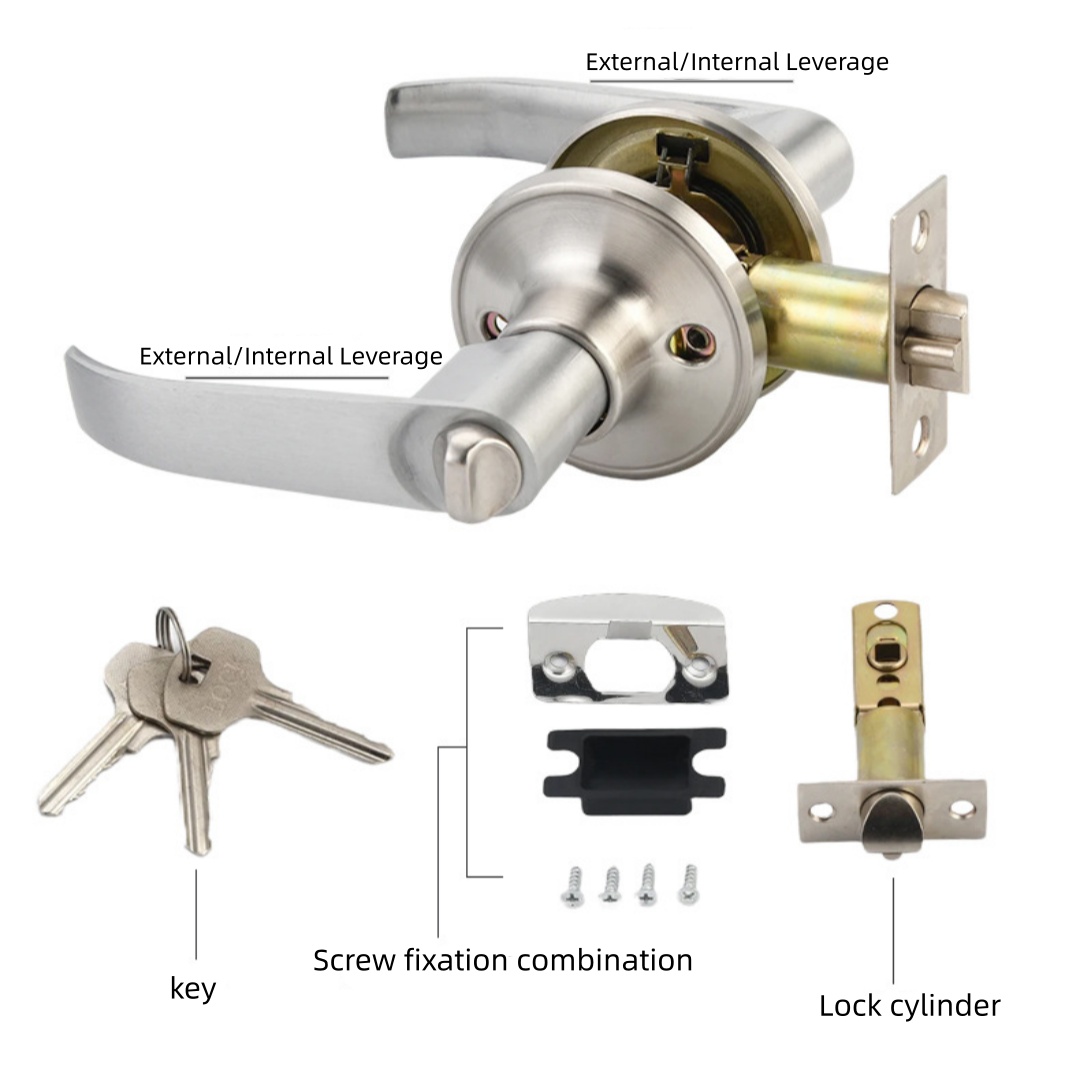 Furniture Sliding Door Hardware - 가정용 도어 핸들 잠금 장치 원형