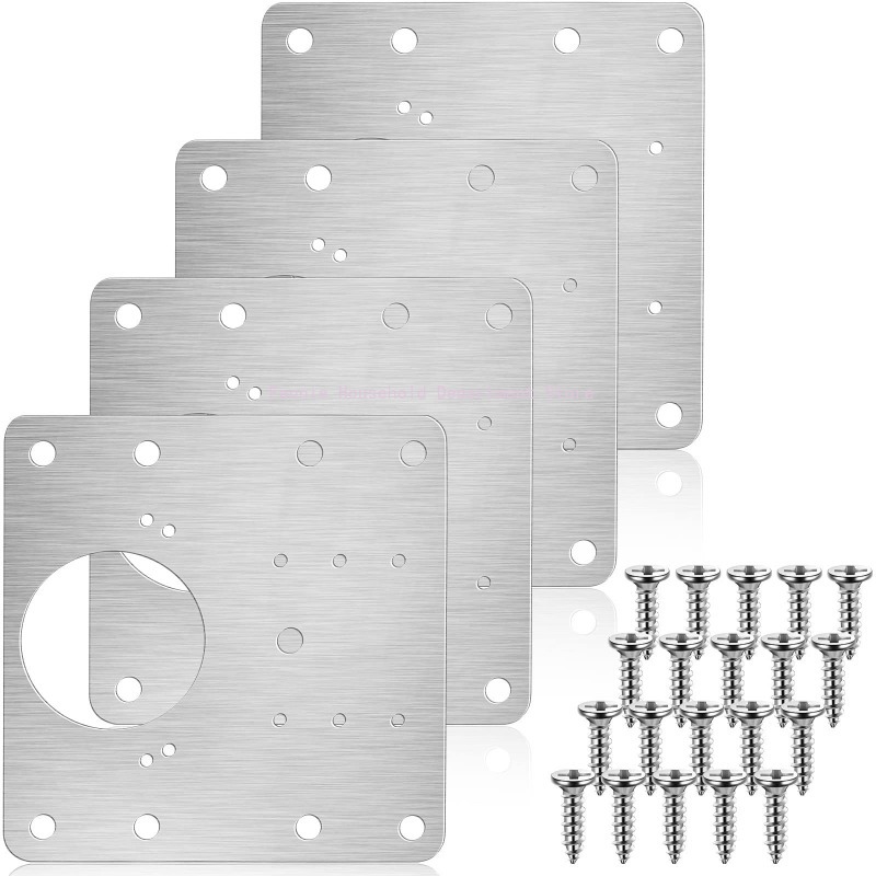 Furniture Hardware Fixing Screws - 2/10세트 힌지 수리 플레이트 주방 캐비닛