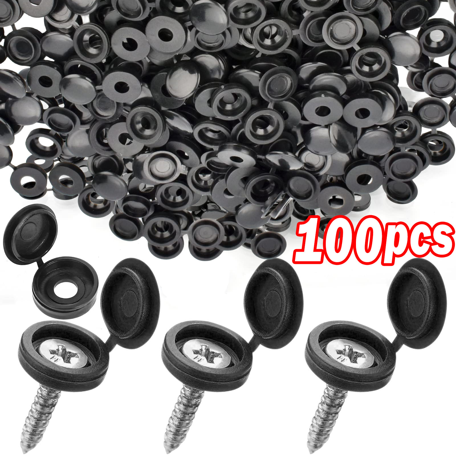 Furniture Hardware Hinges - 5/100PCS 힌지 플라스틱 스크류 캡 커버