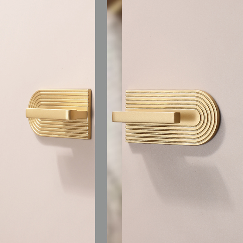 Furniture Hardware High End - 골드 캐비닛 도어 핸들 현대 간단한