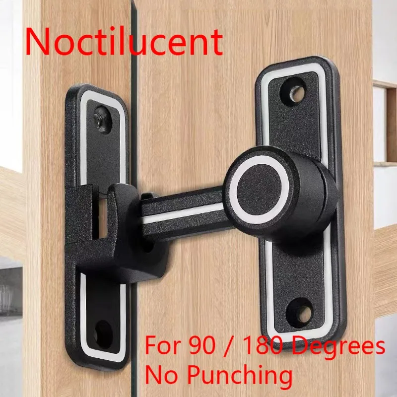Furniture Sliding Door Hardware - 슬라이딩 잠금용 블랙 야광 헛간 문짝