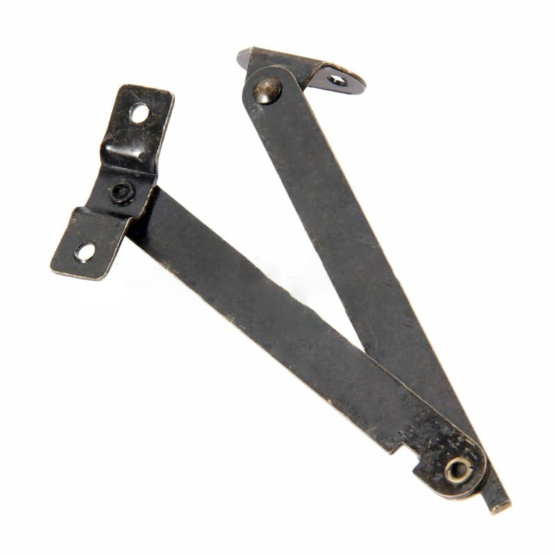 Furniture Hardware Hinges - 2개입 앤티크 브론즈 뚜껑 지지 힌지