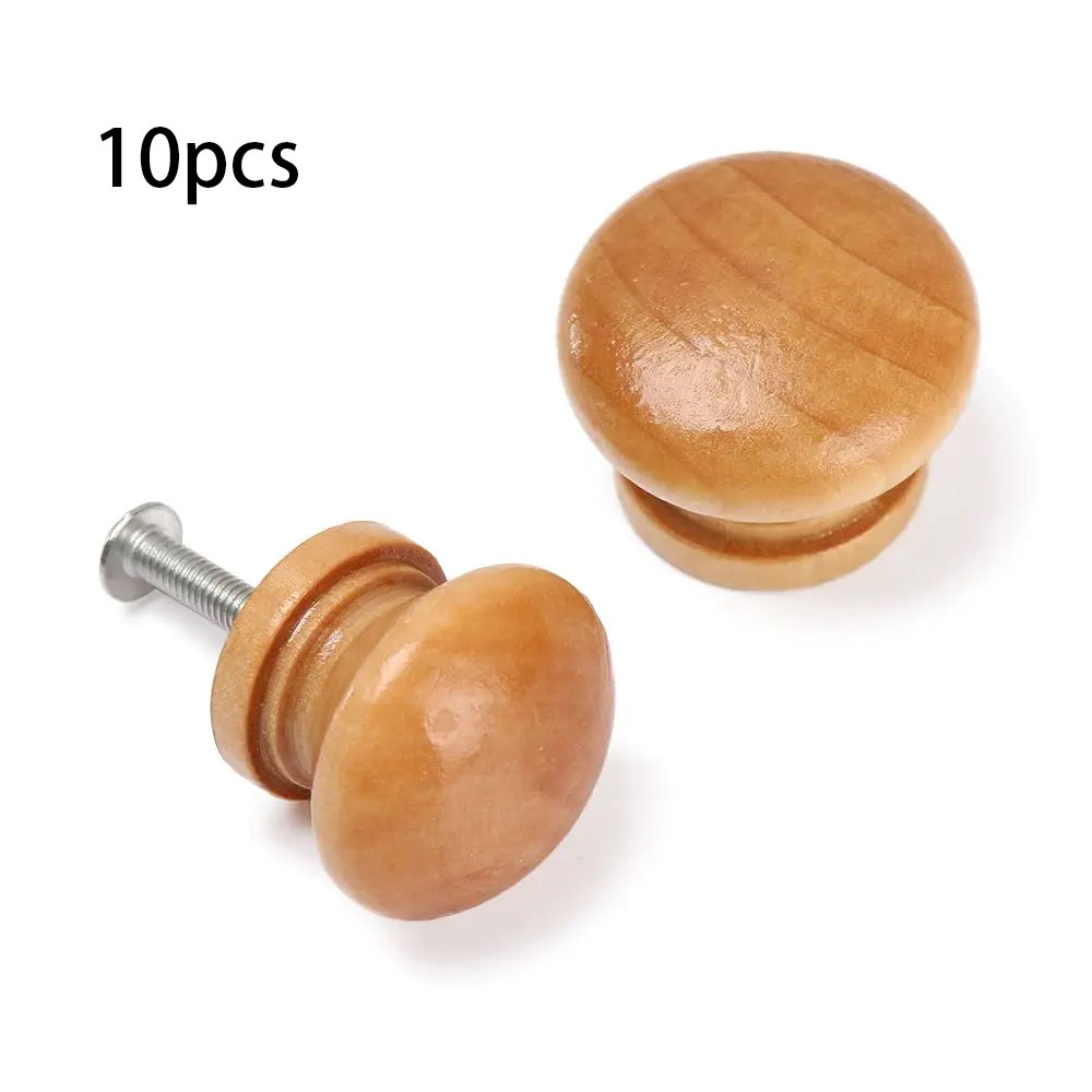 Furniture Hardware Restoration - 10pcs 둥근 모양의 나무 서랍 손잡이