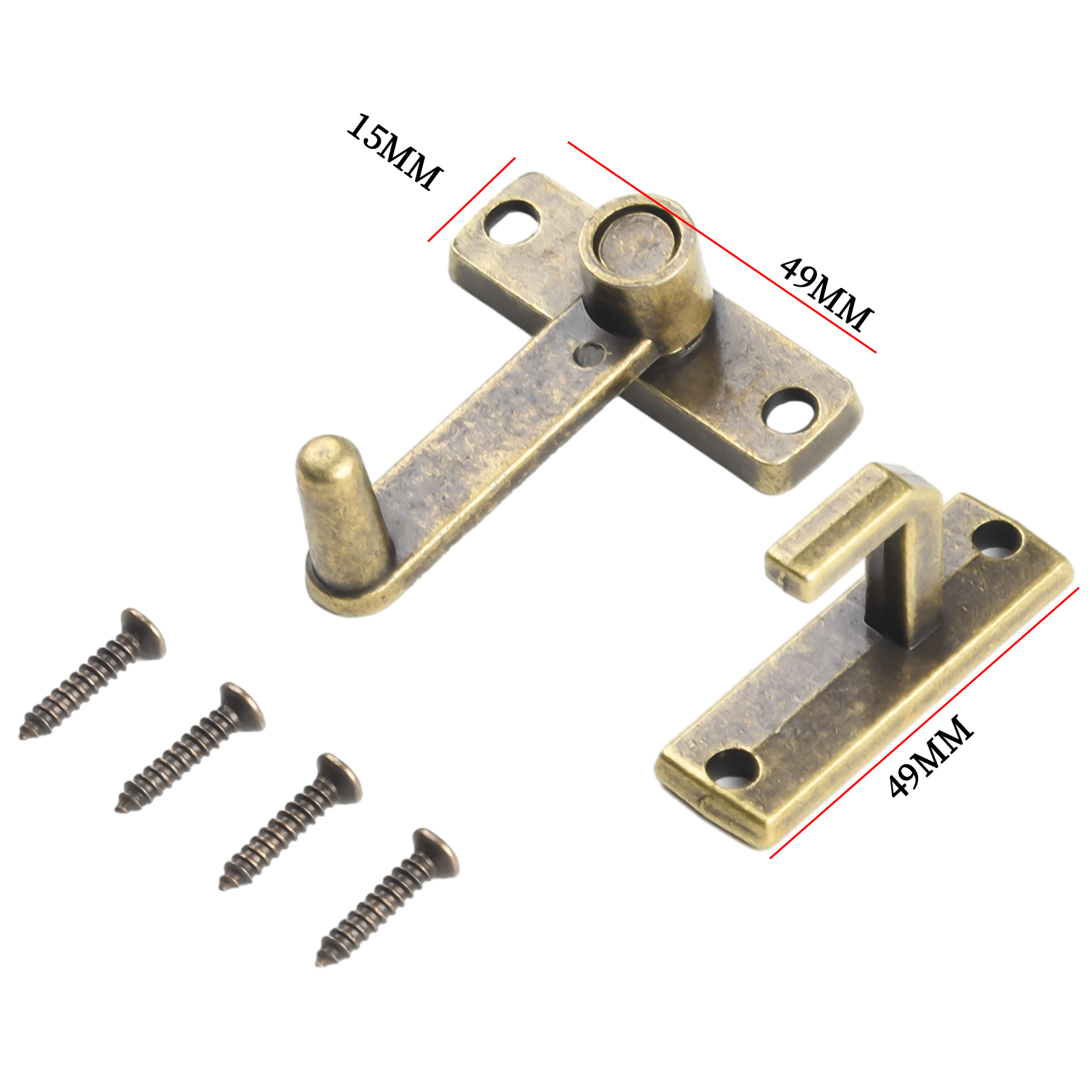 1세트 청동 슬라이딩 창문 도어 잠금 손잡이 금속 도어 - Furniture Sliding Door Hardware 리뷰 및 가격
