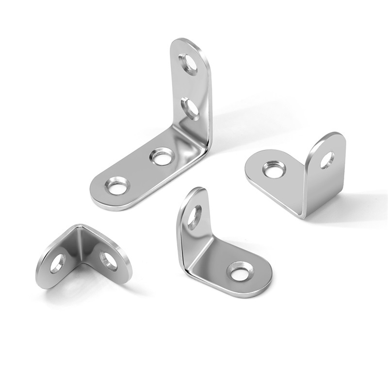 스테인리스 스틸 L 브래킷 코너 브레이스 90도 직각  - Furniture Hardware Wood 리뷰 및 가격