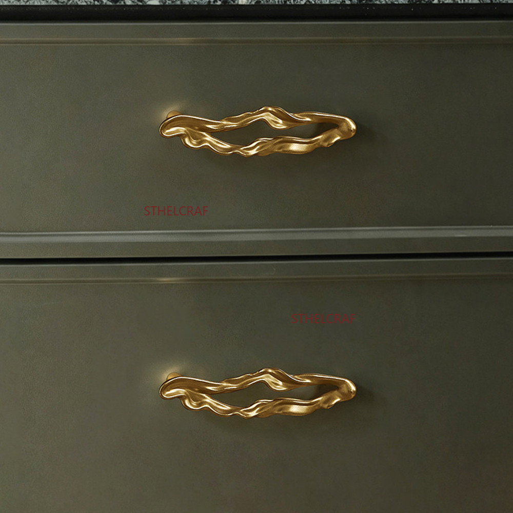 1개 고급 황동 캐비닛 손잡이, 럭셔리한 옷장 문 손잡 - Furniture Hardware High End 리뷰 및 가격