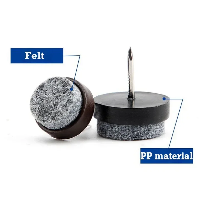 30pcs 14-28mm 플라스틱 펠트 손톱 미끄럼 방 - Furniture Hardware Wood 리뷰 및 가격