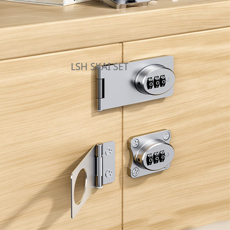 1PC 실내 안전 비밀번호 잠금 장치 실내 서랍 잠금  - Furniture Hardware Lock 리뷰 및 가격