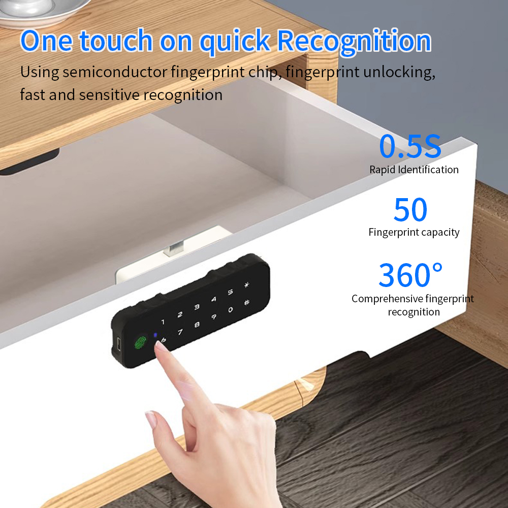 Tuya 블루투스 스마트 우드 캐비닛 지문 잠금 앱 원 - Furniture Hardware Wood 리뷰 및 가격