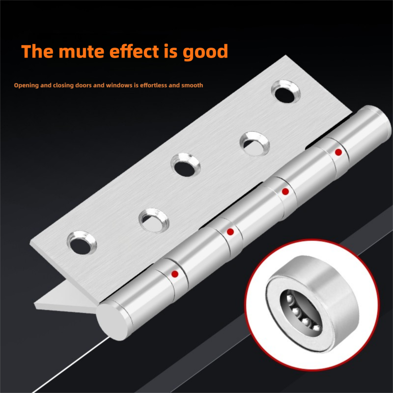 스테인레스 스틸 무소음 힌지 룸 도어 4인치 베어링 힌 - Furniture Hardware Hinges 리뷰 및 가격