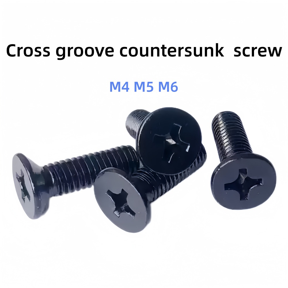 블랙 카본 스틸 플랫 헤드 카운터싱크 나사 M4 M5  - Furniture Hardware Lowes 리뷰 및 가격