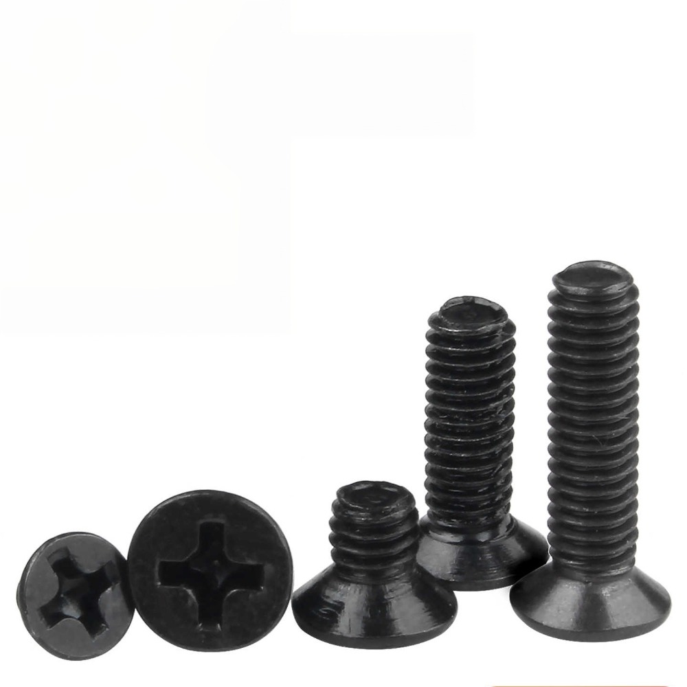 블랙 카본 스틸 플랫 헤드 카운터싱크 나사 M4 M5  - Furniture Hardware Lowes 리뷰 및 가격