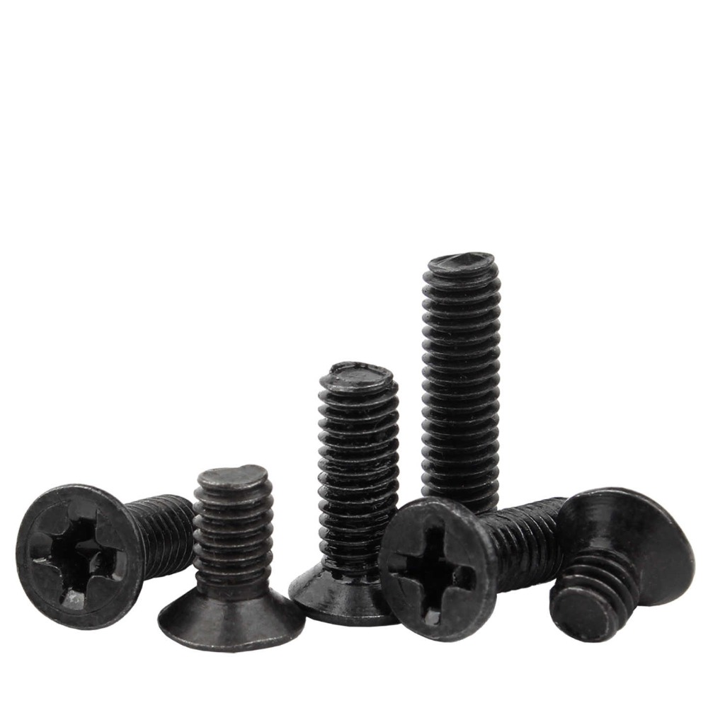 블랙 카본 스틸 플랫 헤드 카운터싱크 나사 M4 M5  - Furniture Hardware Lowes 리뷰 및 가격