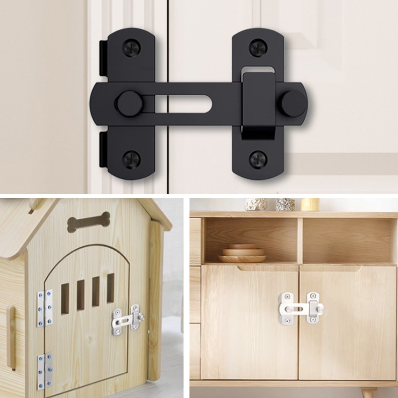 스테인레스 스틸 도어 잠금 장치 180 °   플립 슬 - Furniture Sliding Door Hardware 리뷰 및 가격