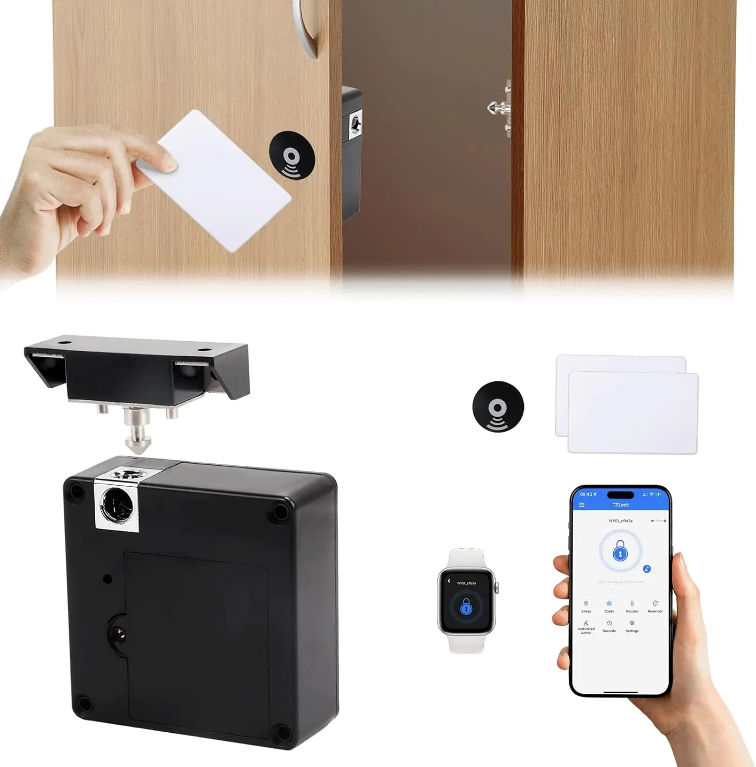 휴대폰 NFC 스마트 라커 전자 잠금장치 RFID13. - Furniture Hardware Wood 리뷰 및 가격