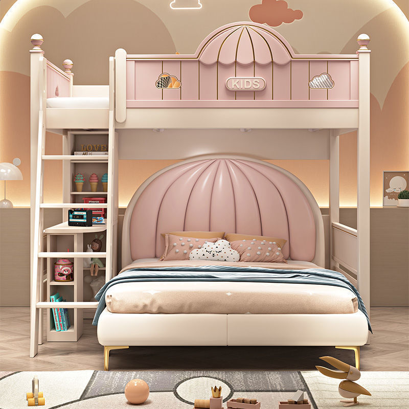 공주 스타일 이층 침대, 더블 하이앤로우 침대, 상하  - Furniture Hardware Lowes 리뷰 및 가격