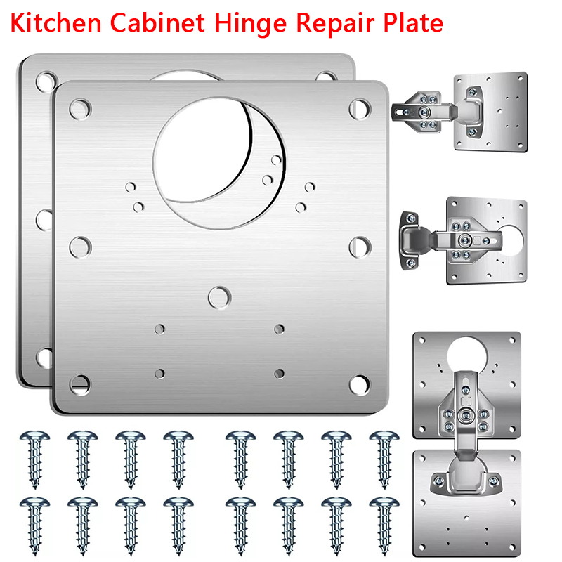2/10Pcs 세트 힌지 수리 플레이트 주방 캐비닛 도 - Furniture Hardware Fixing Screws 리뷰 및 가격
