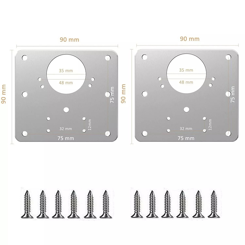 2/10Pcs 세트 힌지 수리 플레이트 주방 캐비닛 도 - Furniture Hardware Fixing Screws 리뷰 및 가격