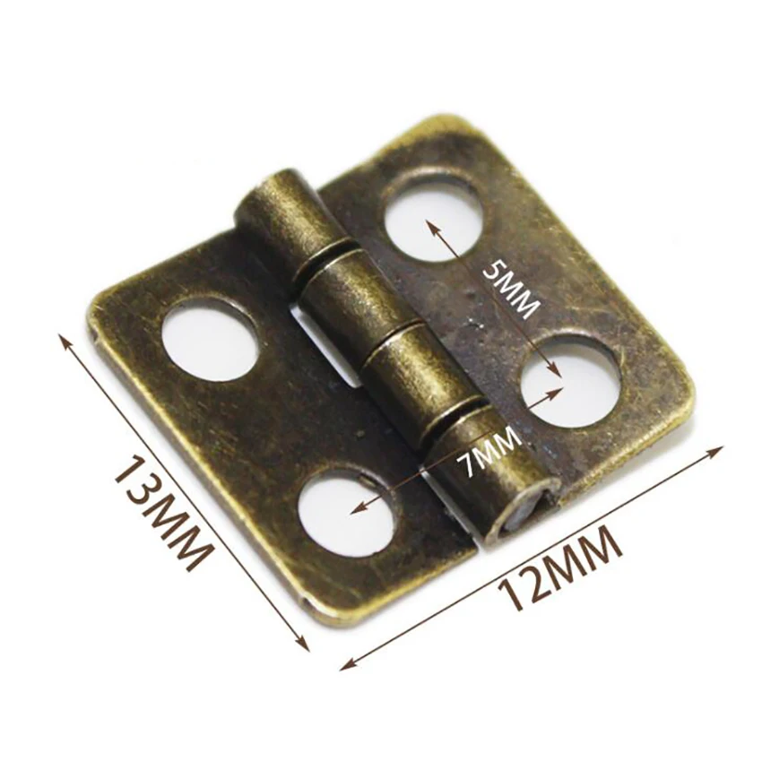 20 개/몫 철 경첩 하드웨어 13x12mm 180 학 - Furniture Hardware Hinges 리뷰 및 가격