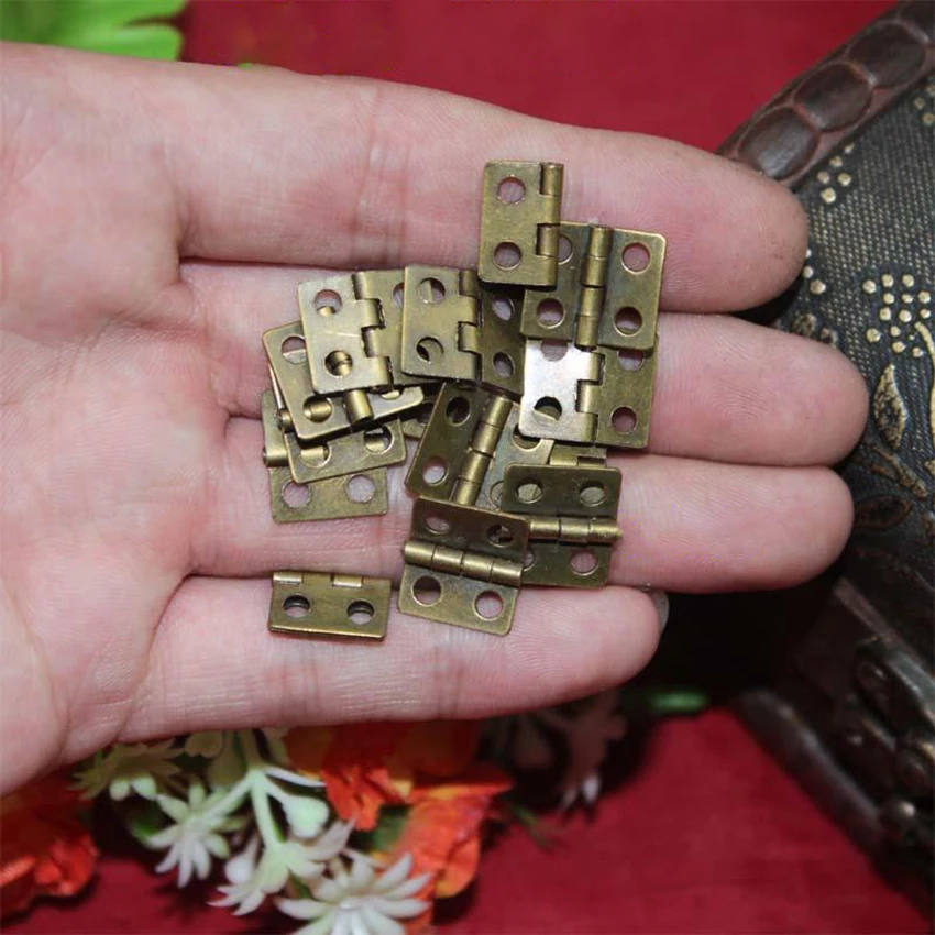 20 개/몫 철 경첩 하드웨어 13x12mm 180 학 - Furniture Hardware Hinges 리뷰 및 가격