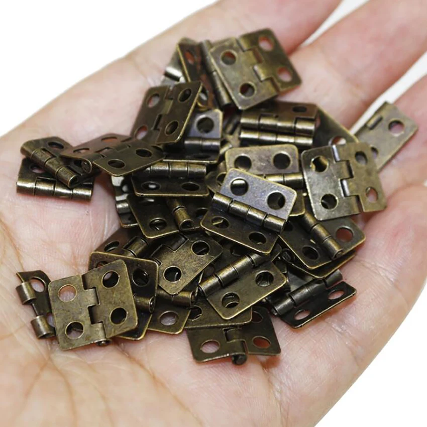 20 개/몫 철 경첩 하드웨어 13x12mm 180 학 - Furniture Hardware Hinges 리뷰 및 가격