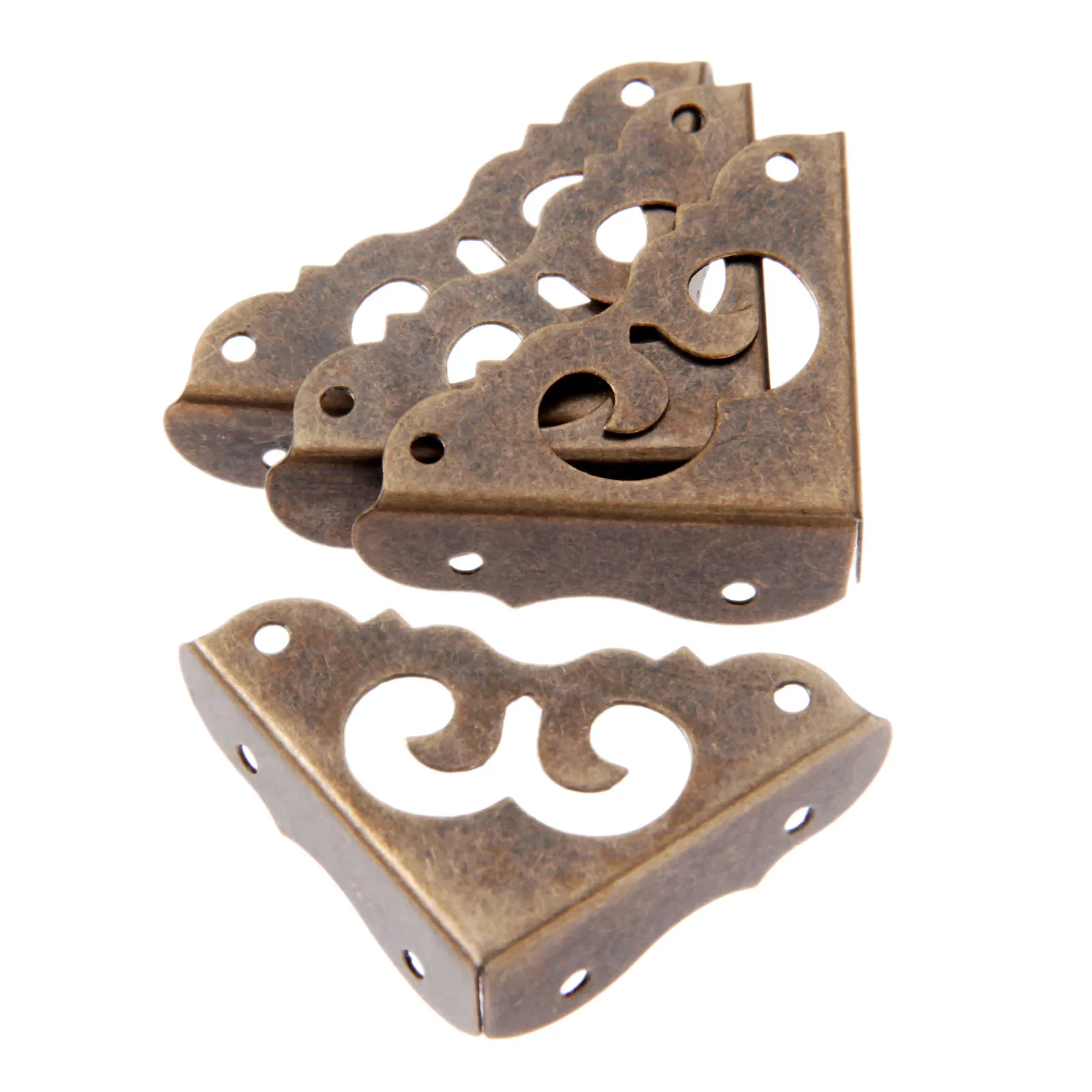 7 개/대 골동품 청동 자물쇠 래치 Hasp + 힌지  - Furniture Hardware Hinges 리뷰 및 가격