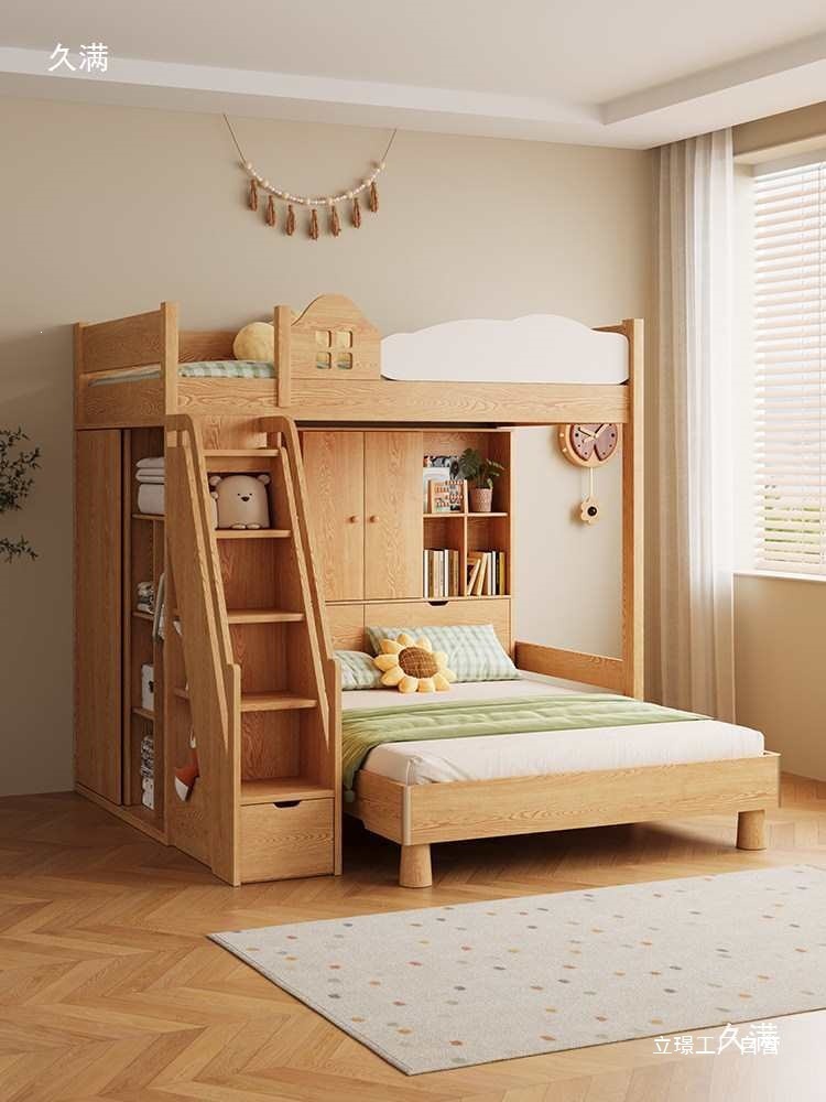 스태거드형 원목 이층침대 소형 아파트 다기능 책상 포함 - Furniture Hardware Lowes 리뷰 및 가격