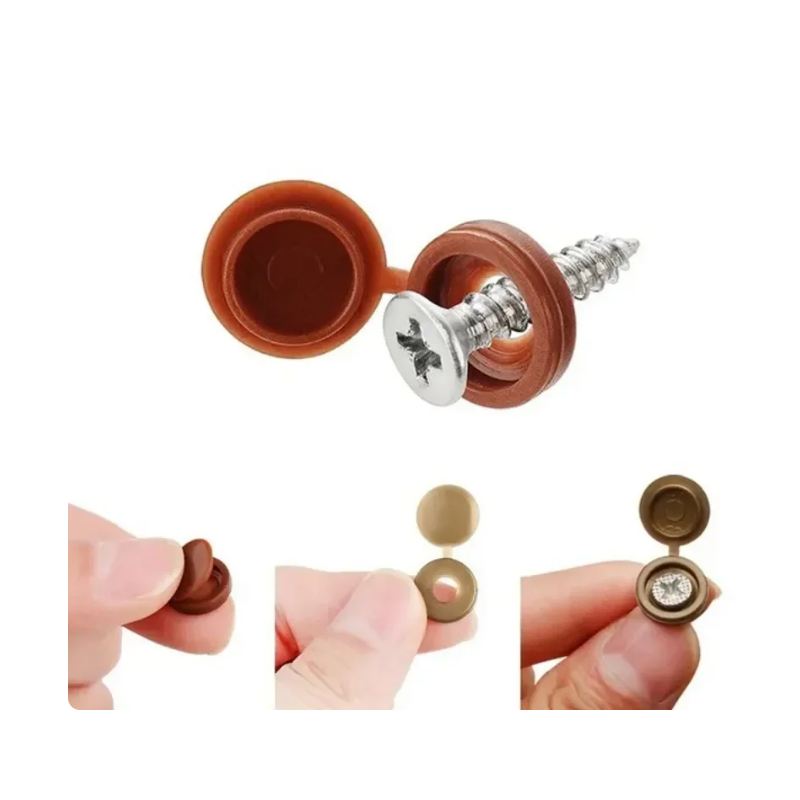10/500pcs 나사 장식 캡 플라스틱 보호 커버 블 - Furniture Hardware Hinges 리뷰 및 가격
