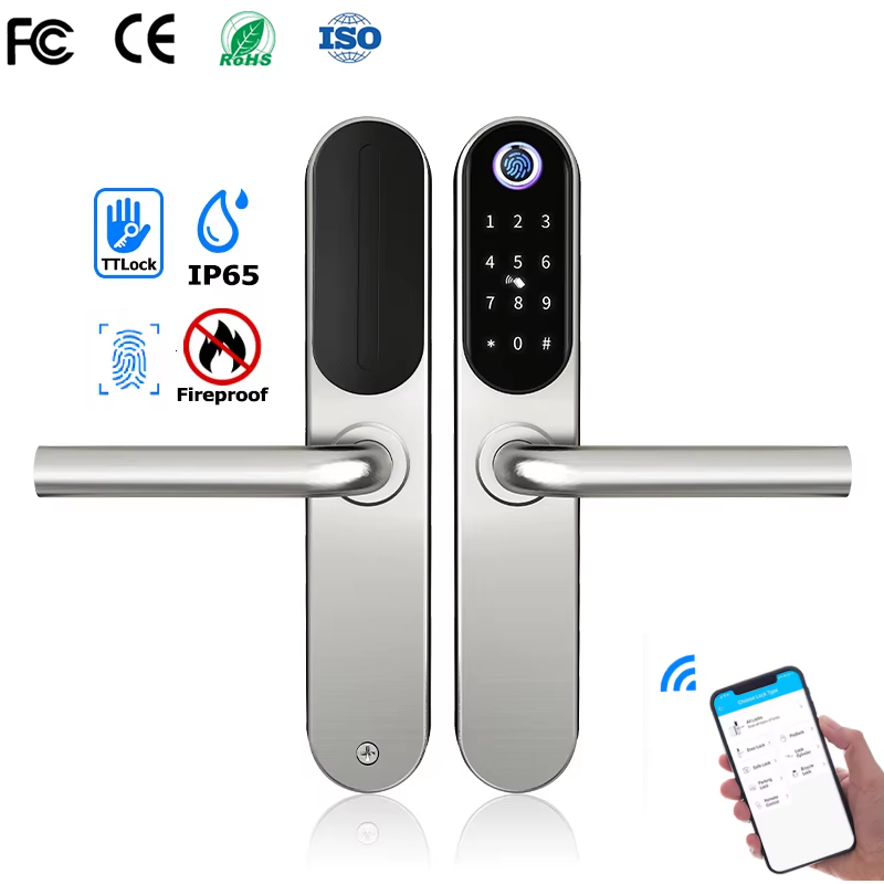 304 스테인리스 스틸 디지털 스마트 도어락 알루미늄  - Furniture Sliding Door Hardware 리뷰 및 가격