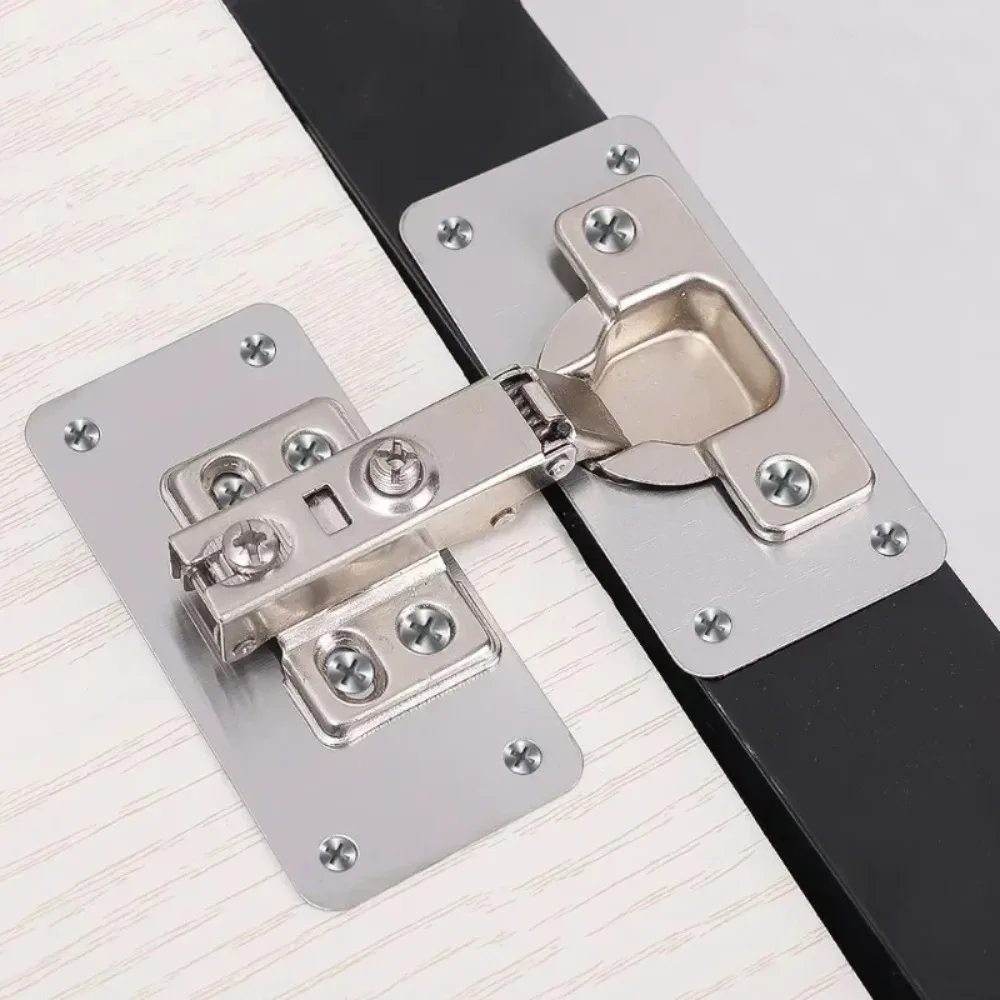 10/1쌍 힌지 수리 플레이트 주방 캐비닛 도어 힌지  - Furniture Hardware Fixing Screws 리뷰 및 가격