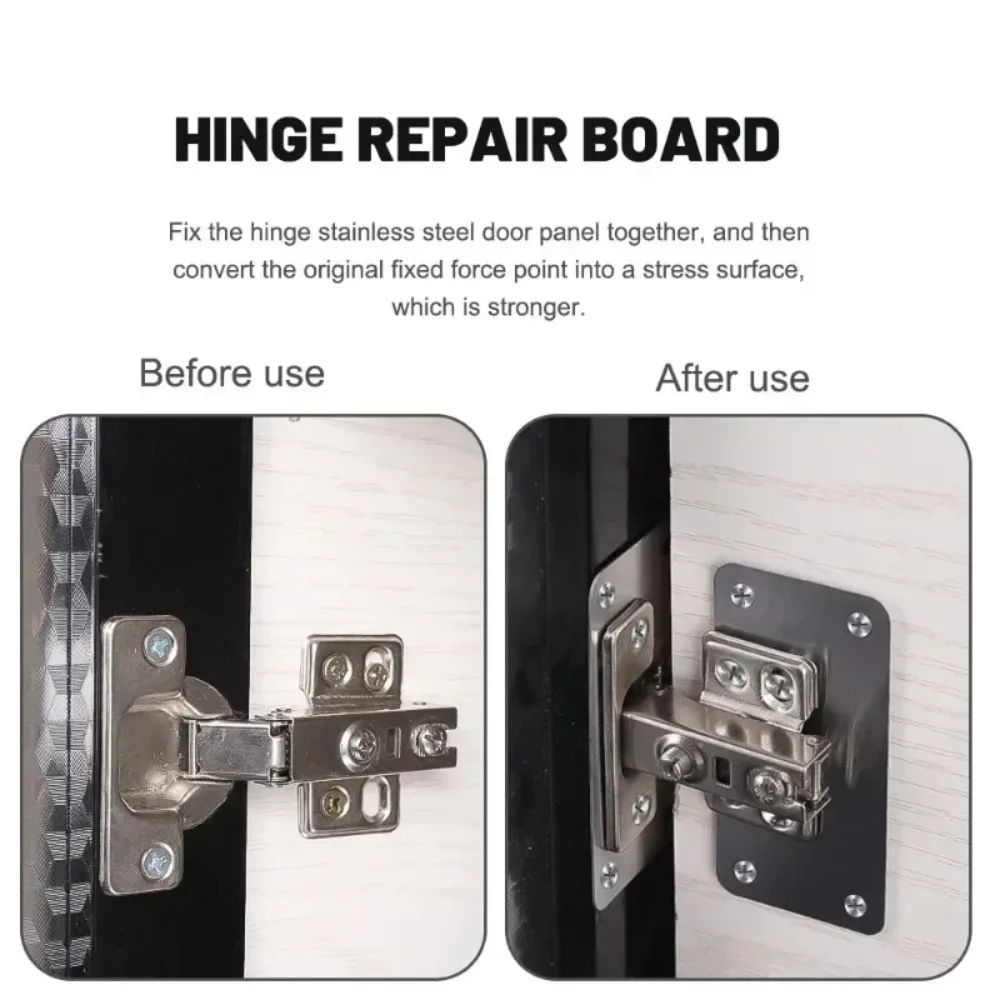 10/1쌍 힌지 수리 플레이트 주방 캐비닛 도어 힌지  - Furniture Hardware Fixing Screws 리뷰 및 가격
