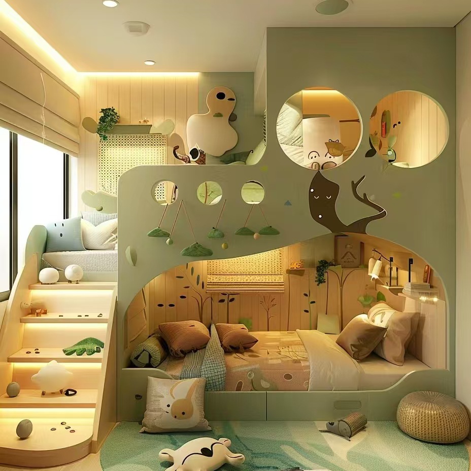 원목 아동용 침대 높낮이 조절 가능 이층 침대 아동용  - Furniture Hardware Lowes 리뷰 및 가격