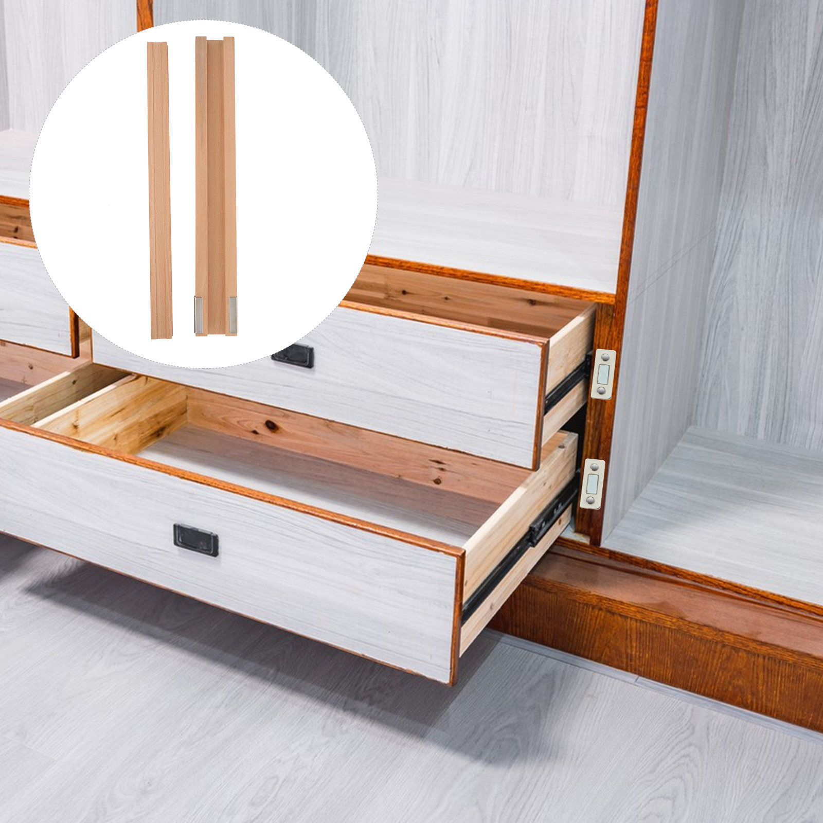 1세트 서랍 슬라이드 나무 캐비닛 레일 교체용 드레서  - Furniture Hardware Lowes 리뷰 및 가격