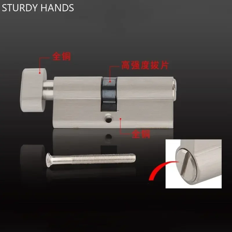 실내 단단한 나무 문 황동 열쇠가없는 잠금 코어 욕실  - Furniture Joint Hardware 리뷰 및 가격