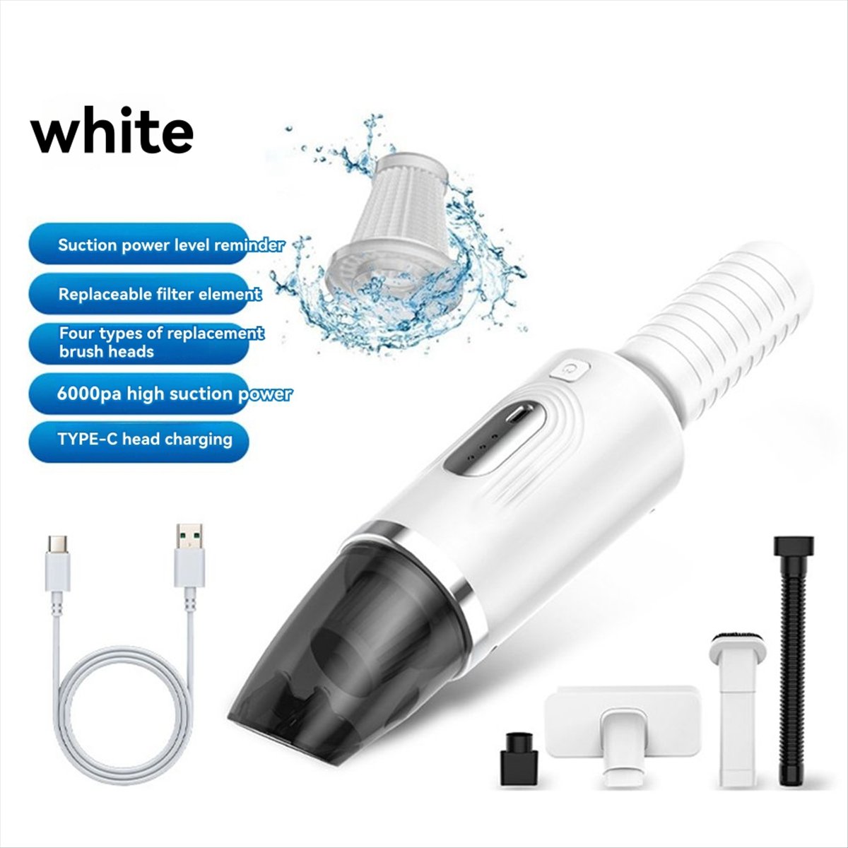 차량용 진공청소기, 강력한 흡입력의 가정용 무선 핸드헬 - Furniture Hardware Cleaner 리뷰 및 가격