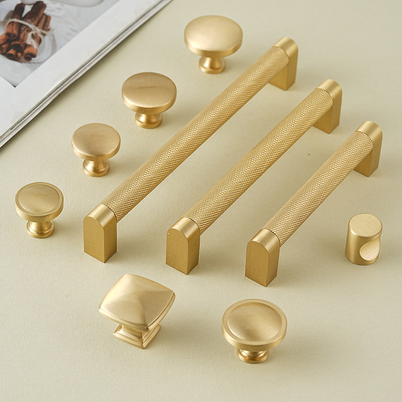 하이 엔드 압연 황동 핸들 라이트 럭셔리 아메리칸 스타 - Furniture Hardware High End 리뷰 및 가격