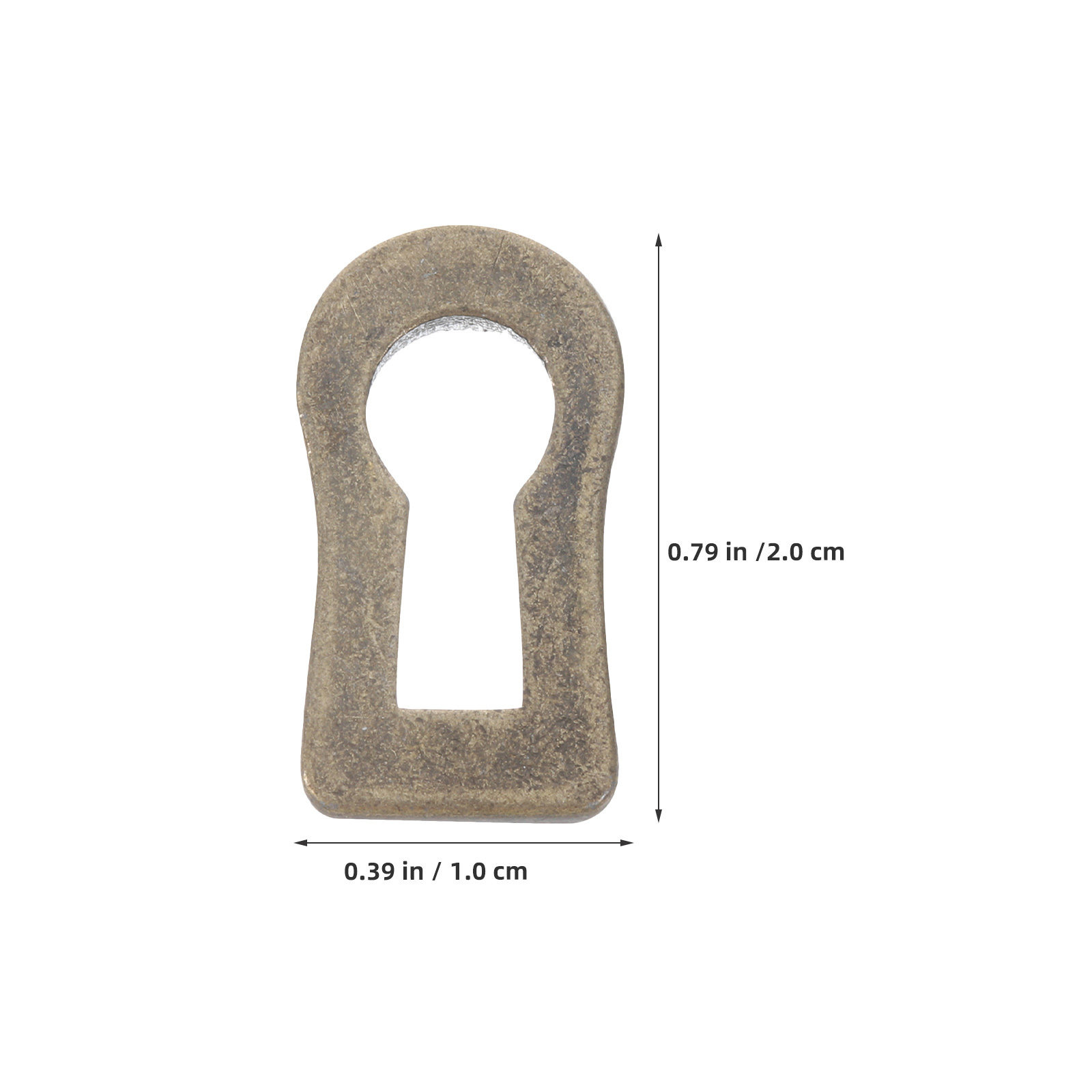 12개 아연 합금 타원형 키홀 플레이트 커버 장식용 캐 - Furniture Hardware Lock 리뷰 및 가격