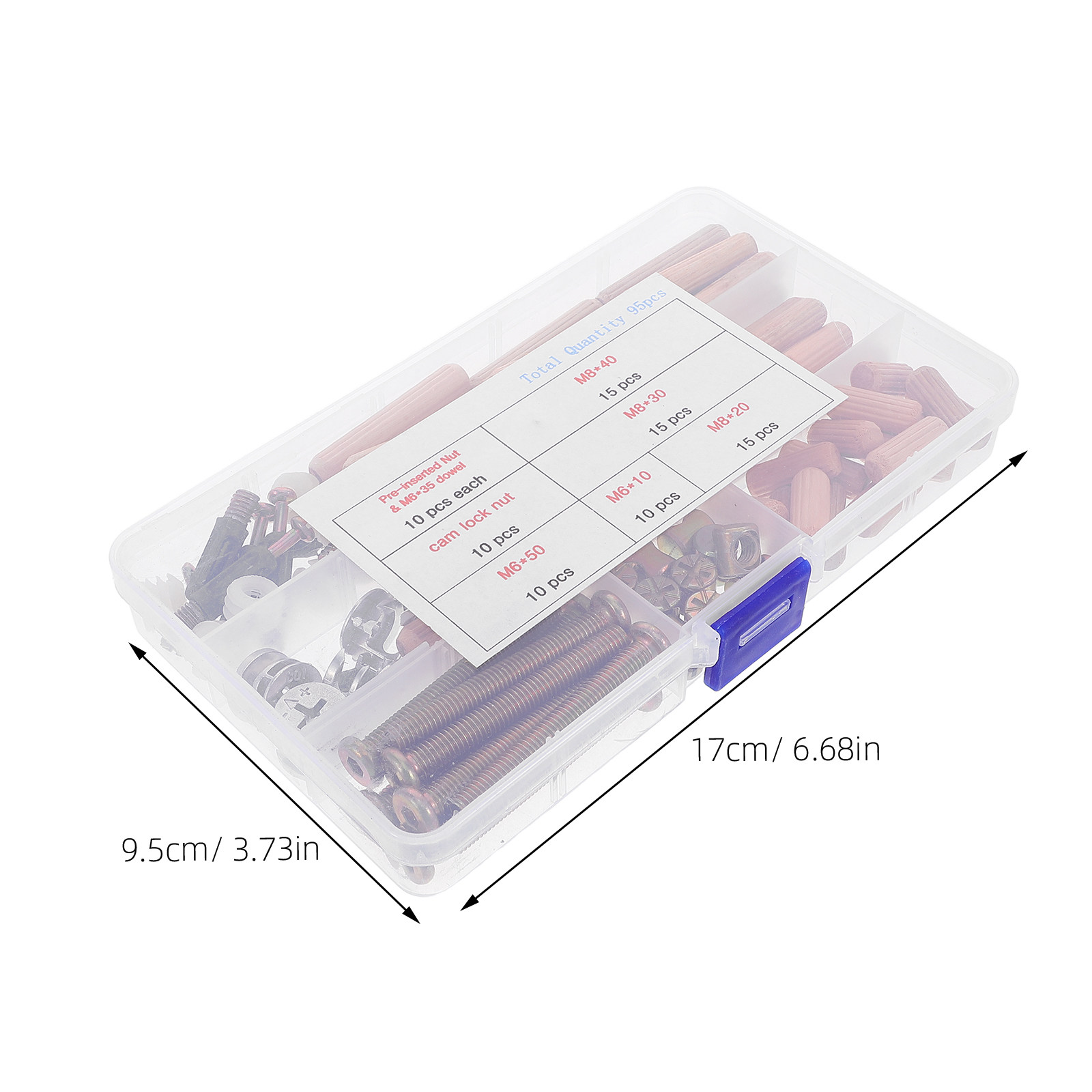95개 가구 연결 부품 세트 - 이층 침대 조립용 나사 - Furniture Hardware Wood 리뷰 및 가격