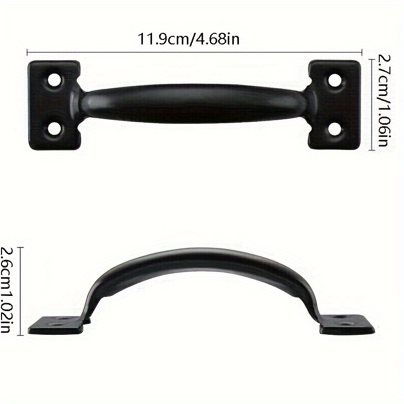 2개 DIY 가구용 철제 손잡이 (나사 포함) - 문, - Furniture Hardware Restoration 리뷰 및 가격