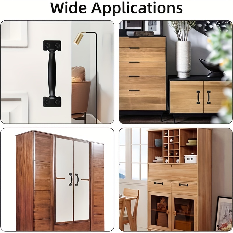 2개 DIY 가구용 철제 손잡이 (나사 포함) - 문, - Furniture Hardware Restoration 리뷰 및 가격
